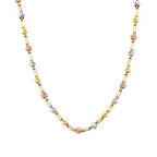 Gold Ball Bead Chain Necklace