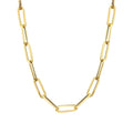 Gold Paperclip Kette