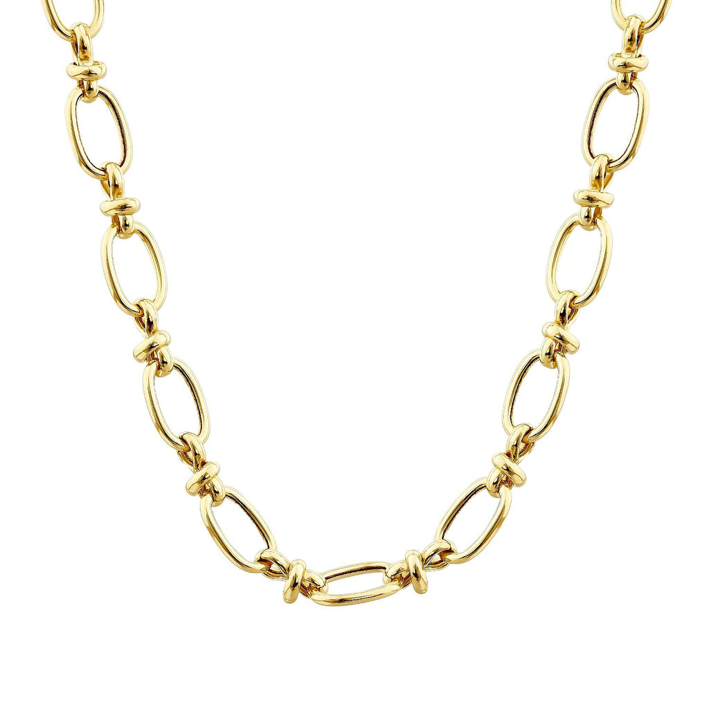 Hohl-Kette aus Gold