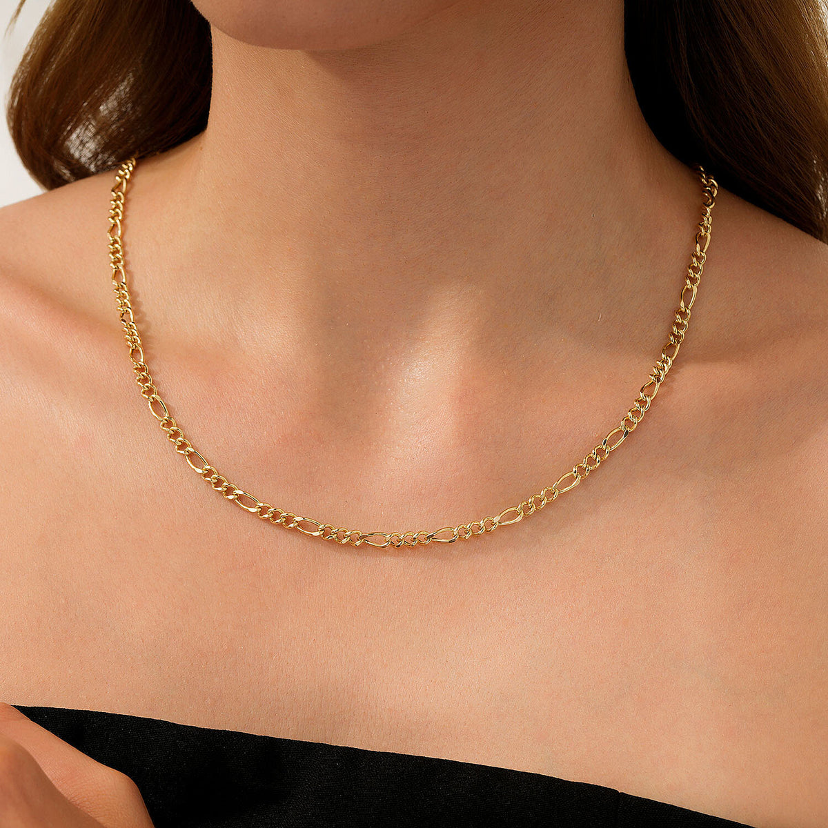 Figarokette aus Gold
