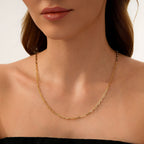 Kapselkette aus Gold