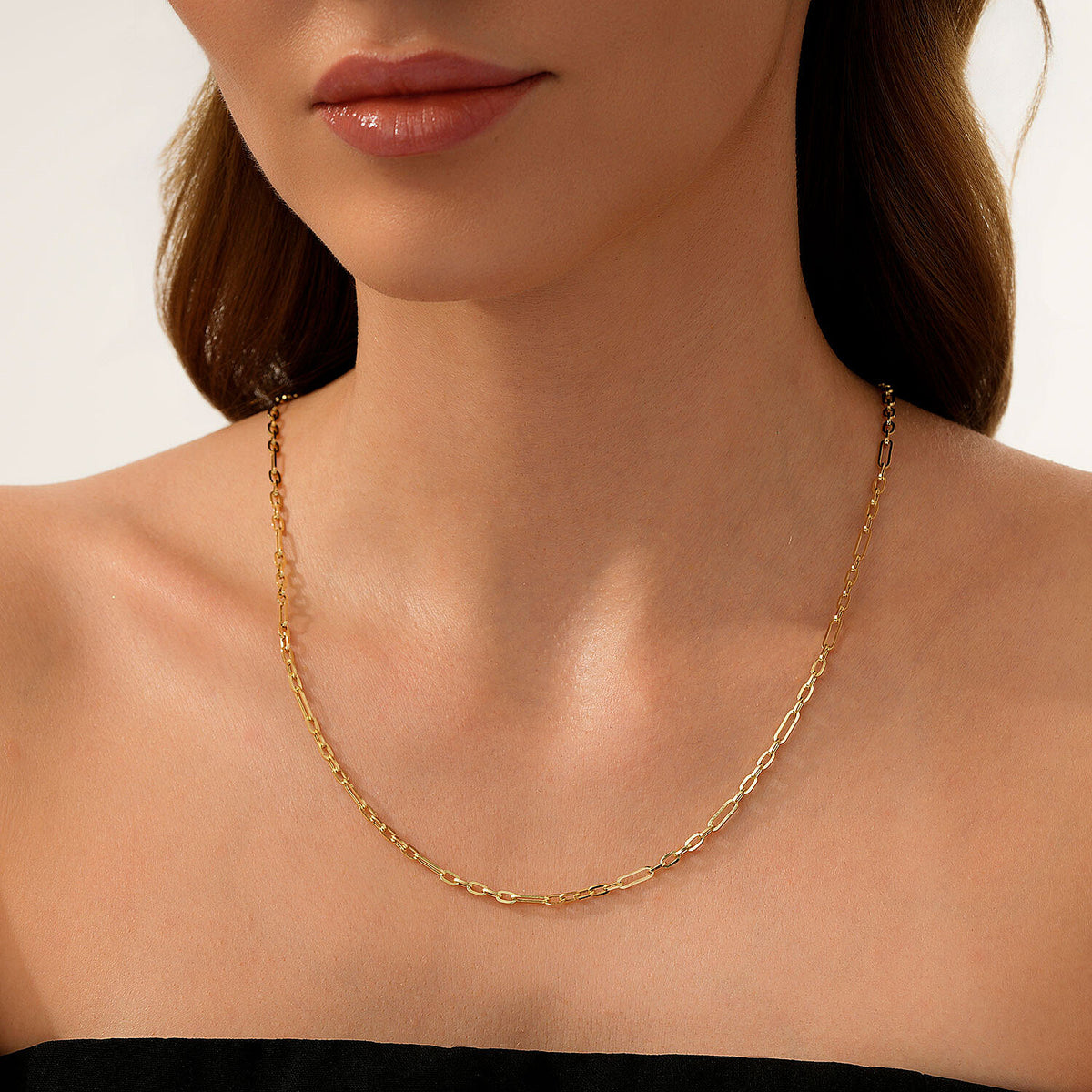 Kapselkette aus Gold
