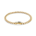 Gourmetarmband mit Steinen aus Gold