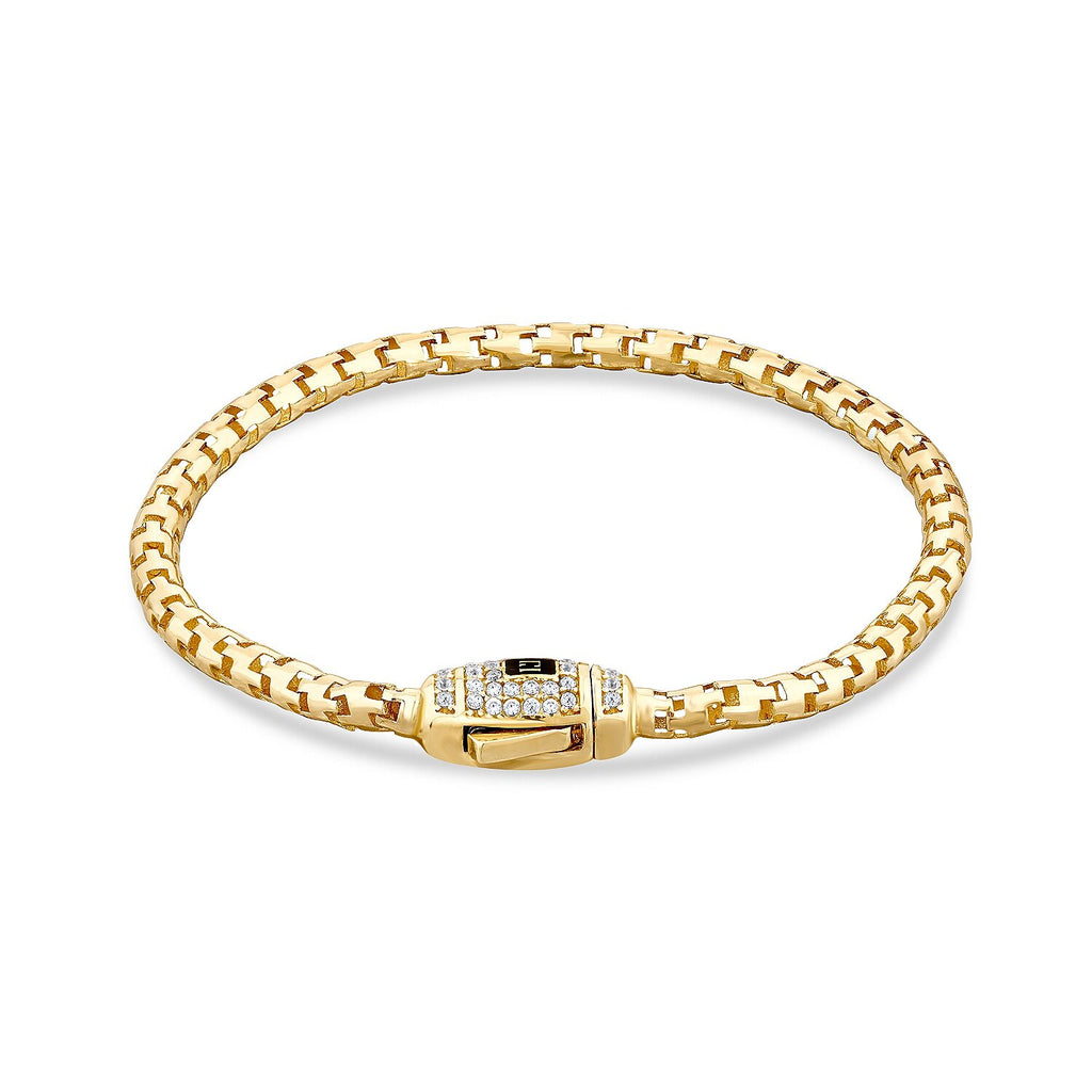 Design-Armband aus Gold