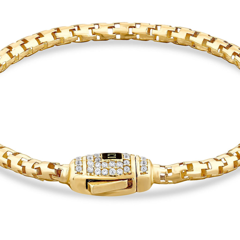 Design-Armband aus Gold