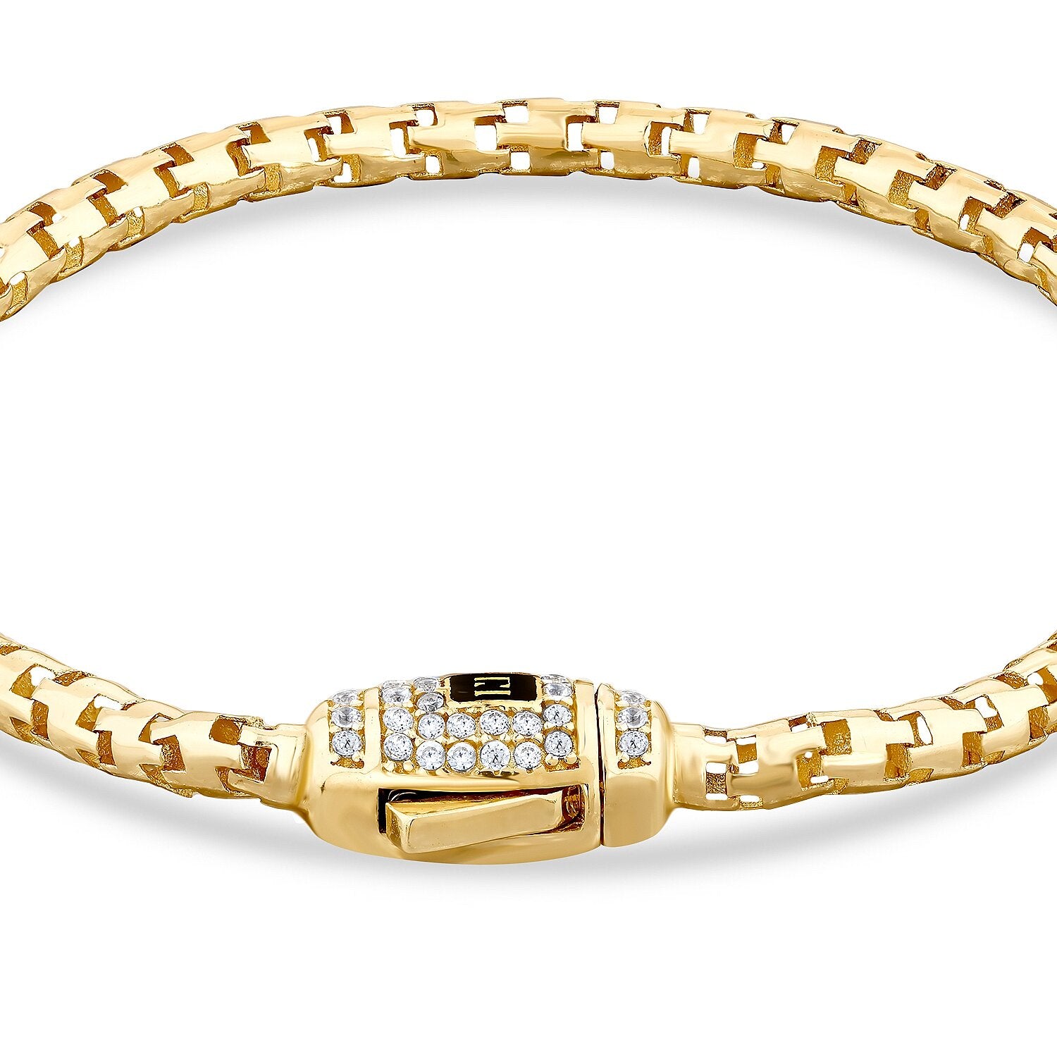 Design-Armband aus Gold