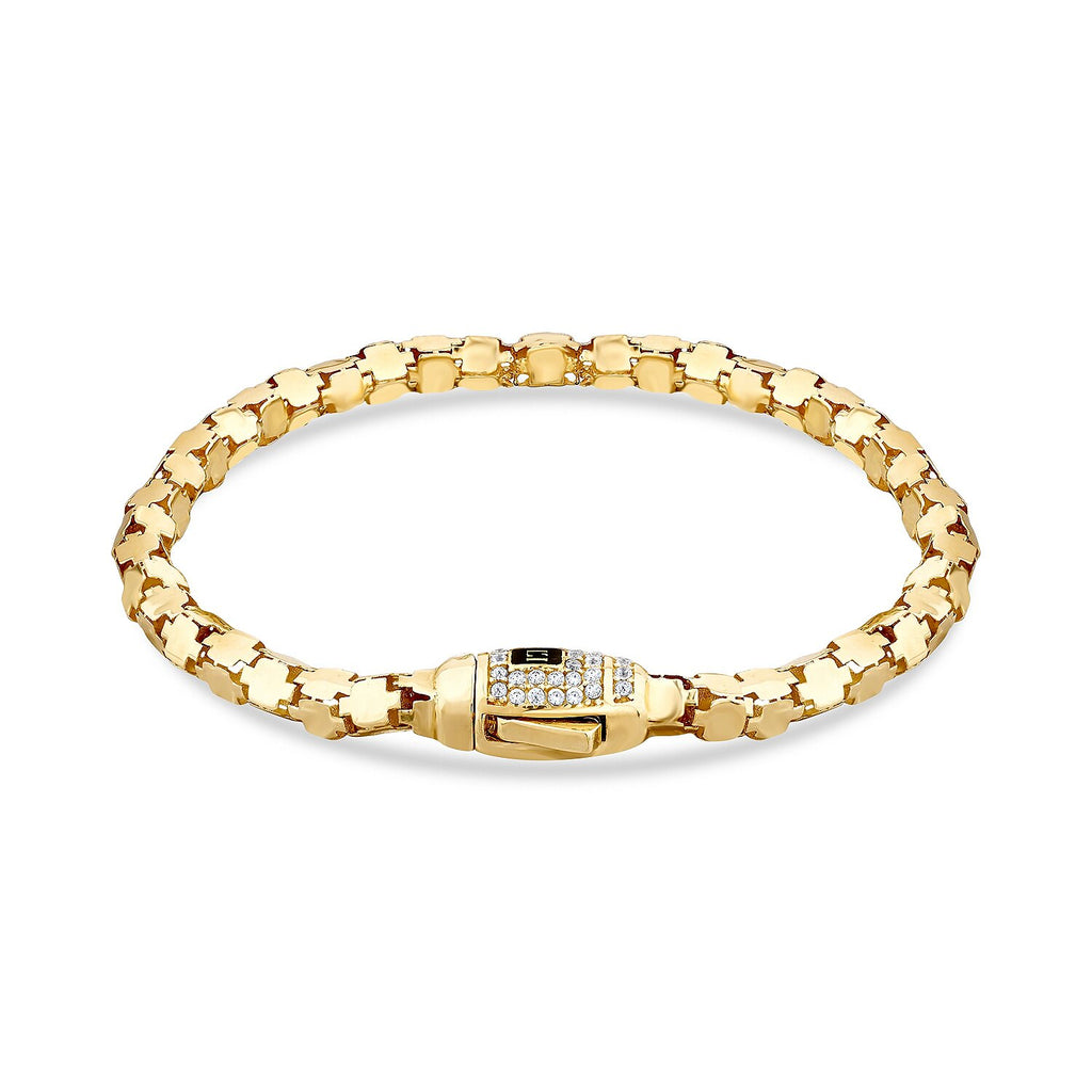 Design-Armband aus Gold