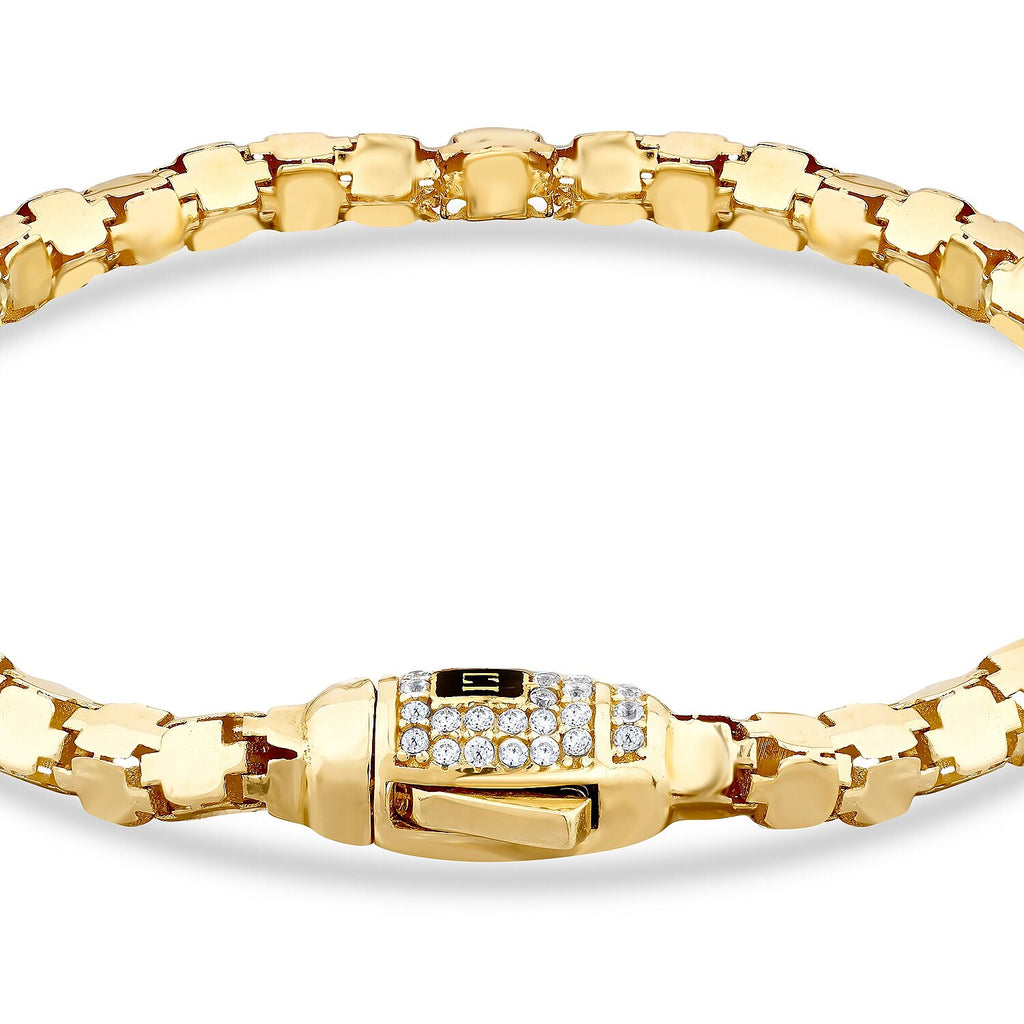 Design-Armband aus Gold