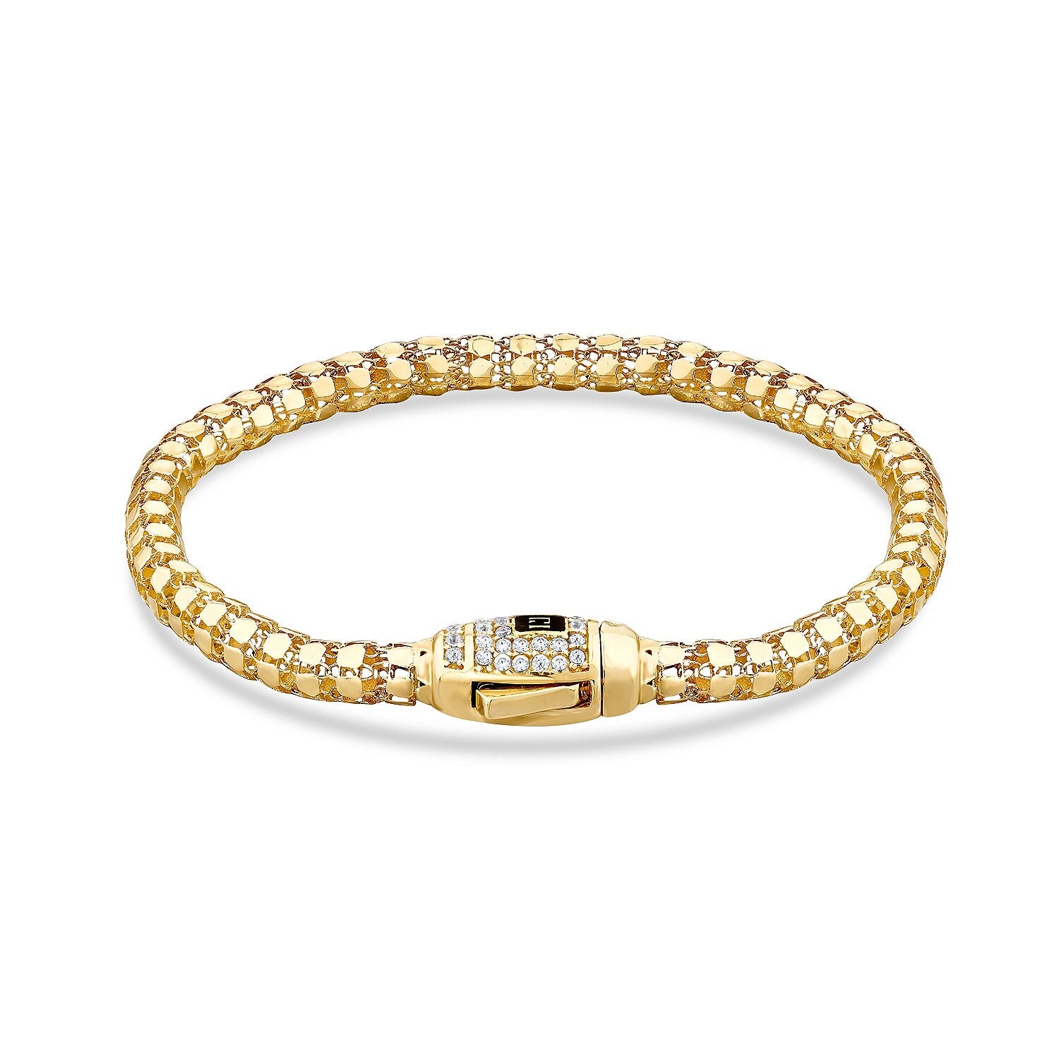 Design-Armband aus Gold