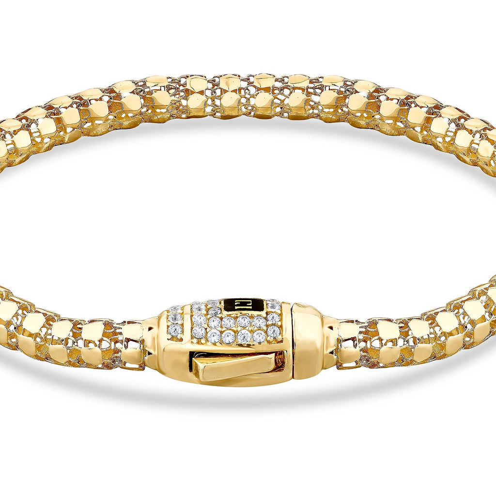 Design-Armband aus Gold
