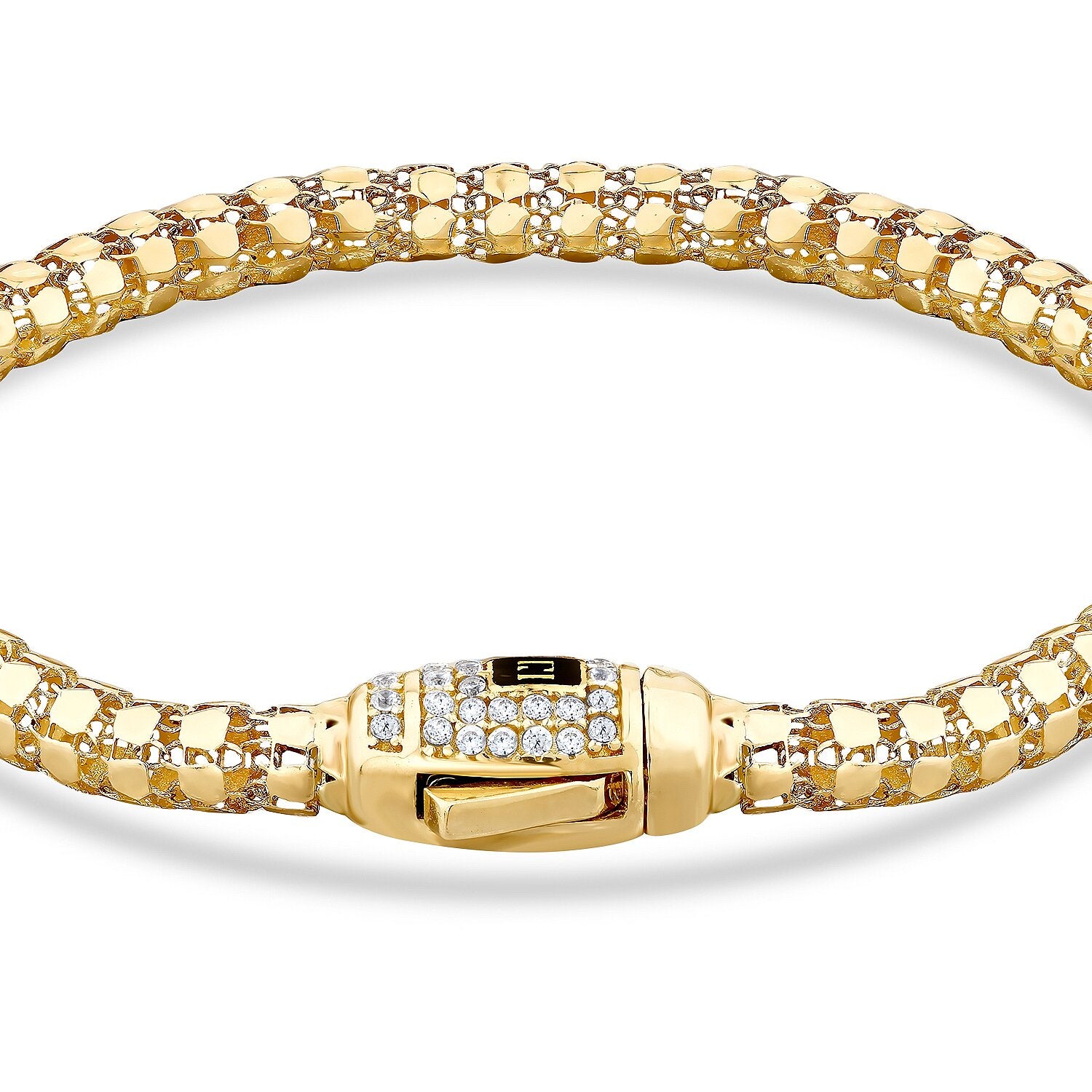 Design-Armband aus Gold