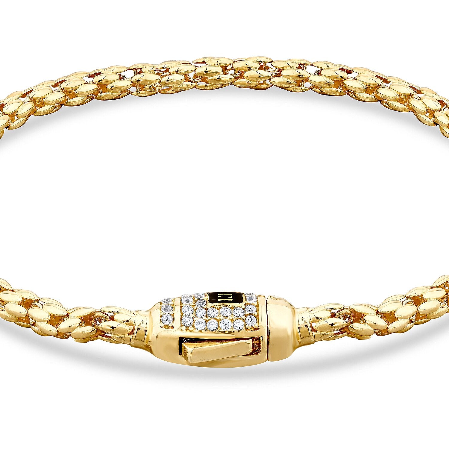 Design-Armband aus Gold