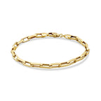 Paperclip-Armband aus Gold