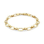 Hohl-Armband aus Gold