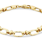 Hohl-Armband aus Gold