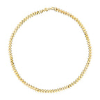 Light-Path-Collier aus Gold