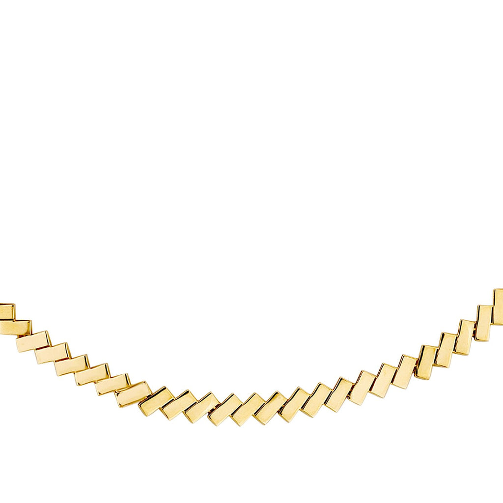 Light-Path-Collier aus Gold