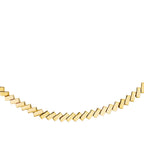 Light-Path-Collier aus Gold