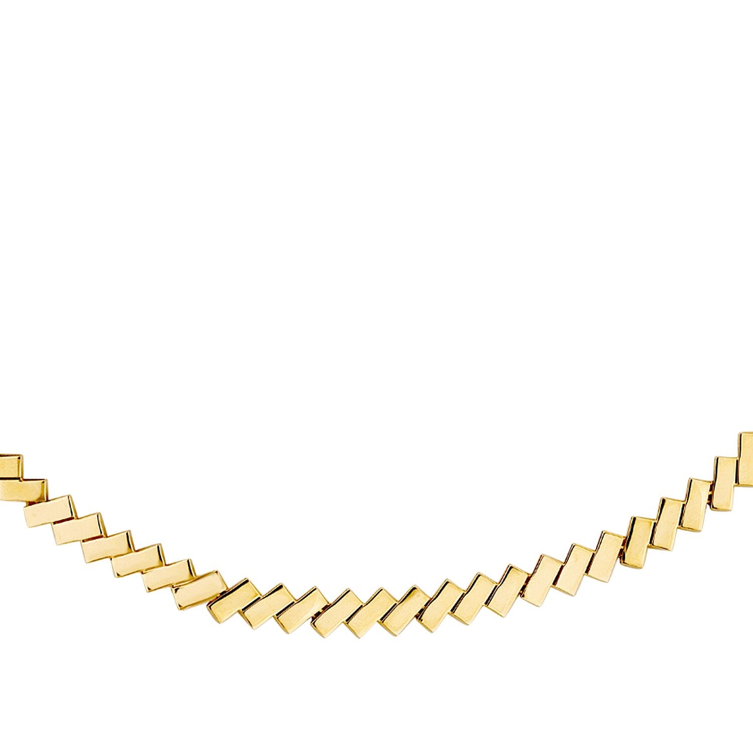 Light-Path-Collier aus Gold