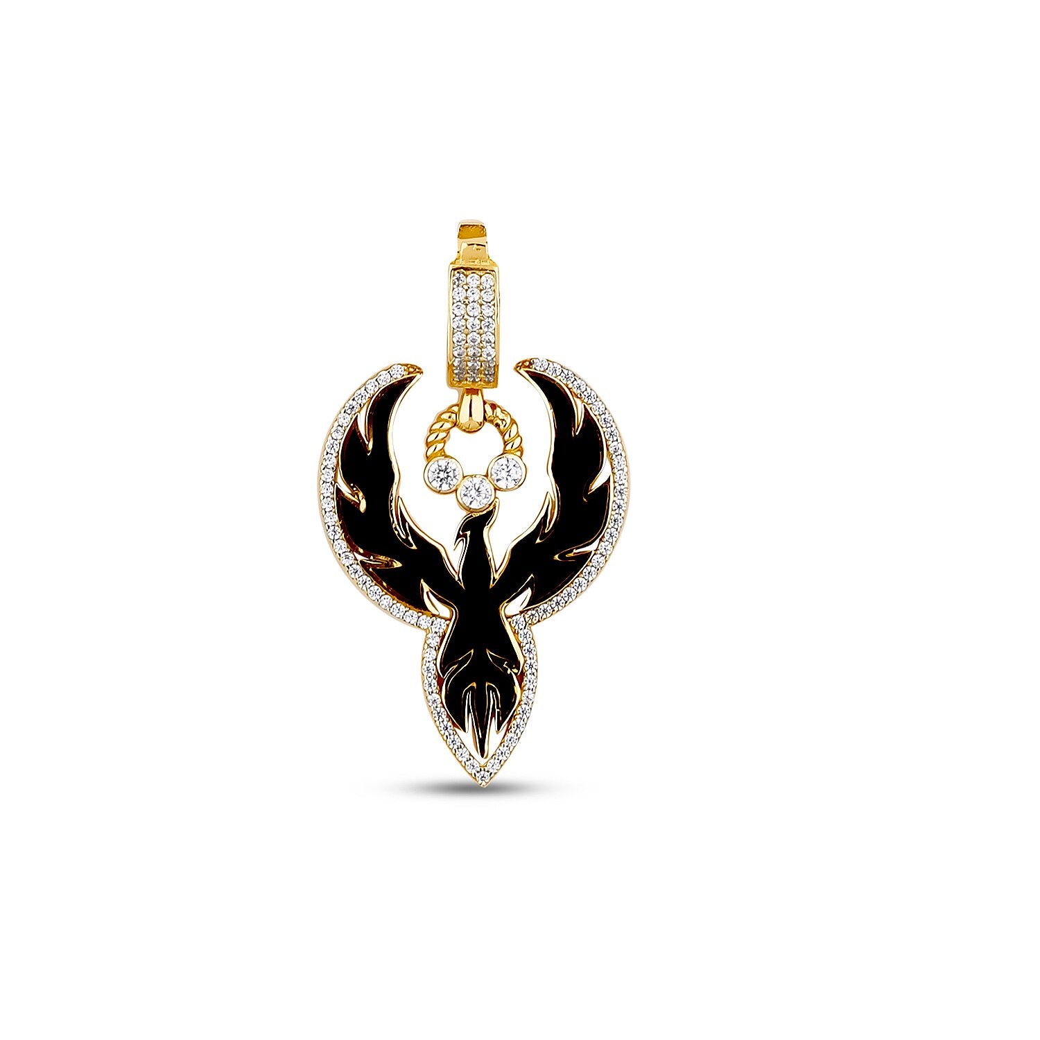 Gold Phönix Anhänger