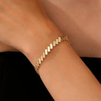 Light-Path-Armband aus Gold