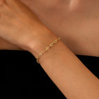 Trend-Armband aus Gold