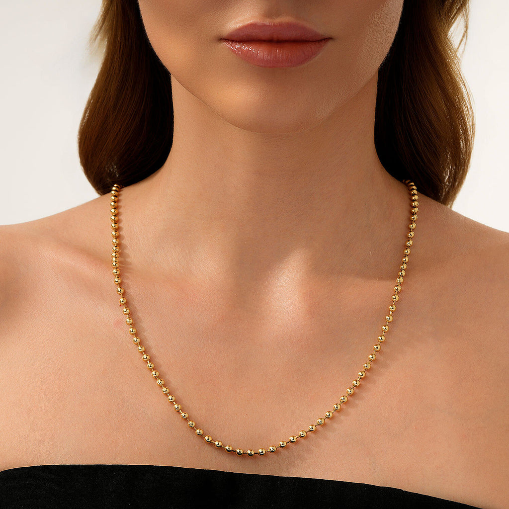 Kugelkette aus Gold