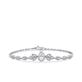 Solitär-Armband mit Birnenschliff aus Gold