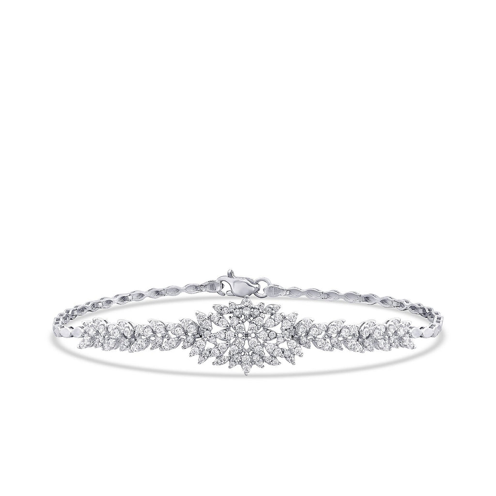 Trend-Armband mit Steinbesatz aus Gold