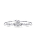 Trend-Armband mit Steinbesatz aus Gold