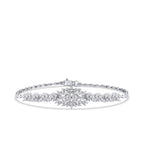 Trend-Armband mit Steinbesatz aus Gold
