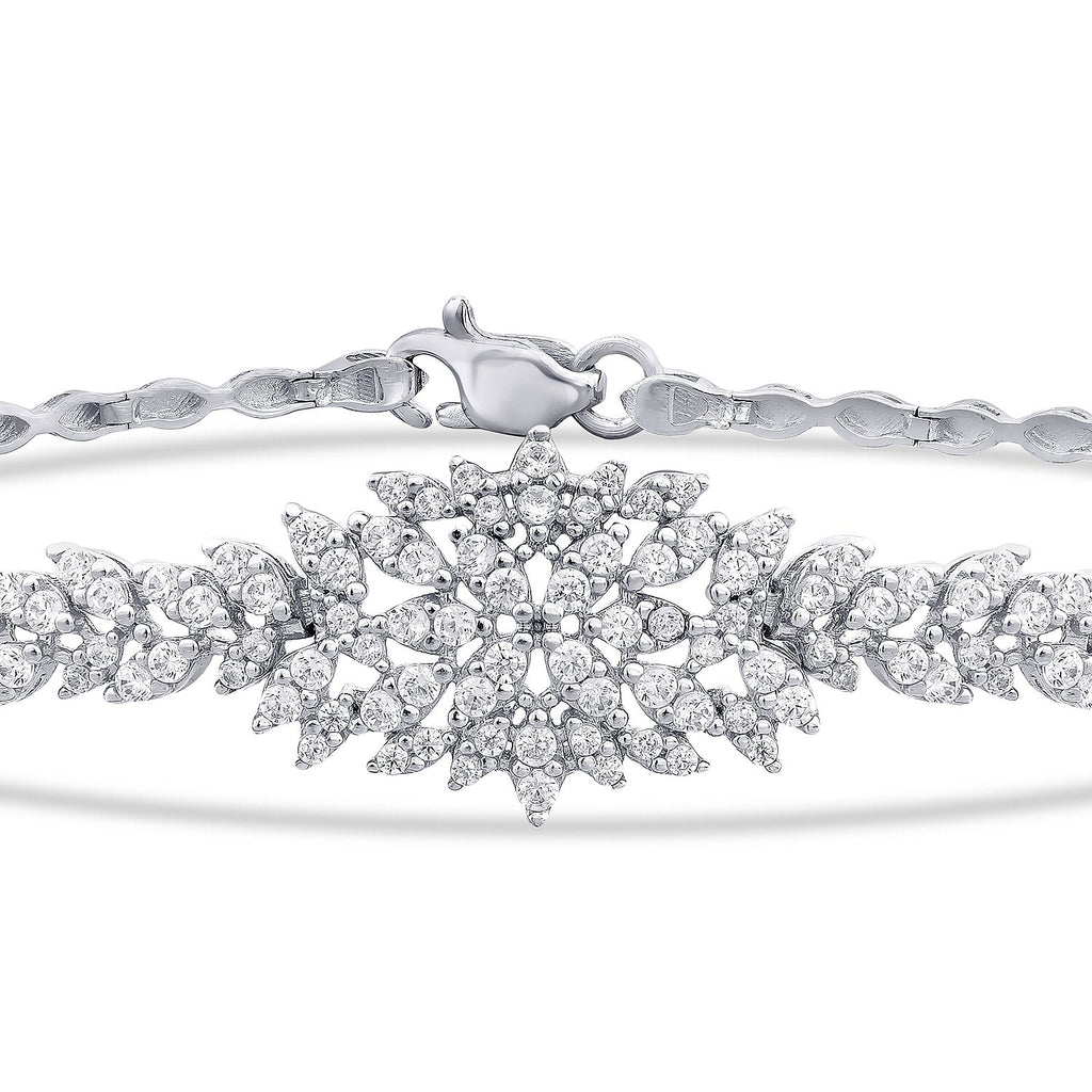 Trend-Armband mit Steinbesatz aus Gold