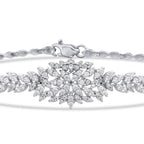Trend-Armband mit Steinbesatz aus Gold
