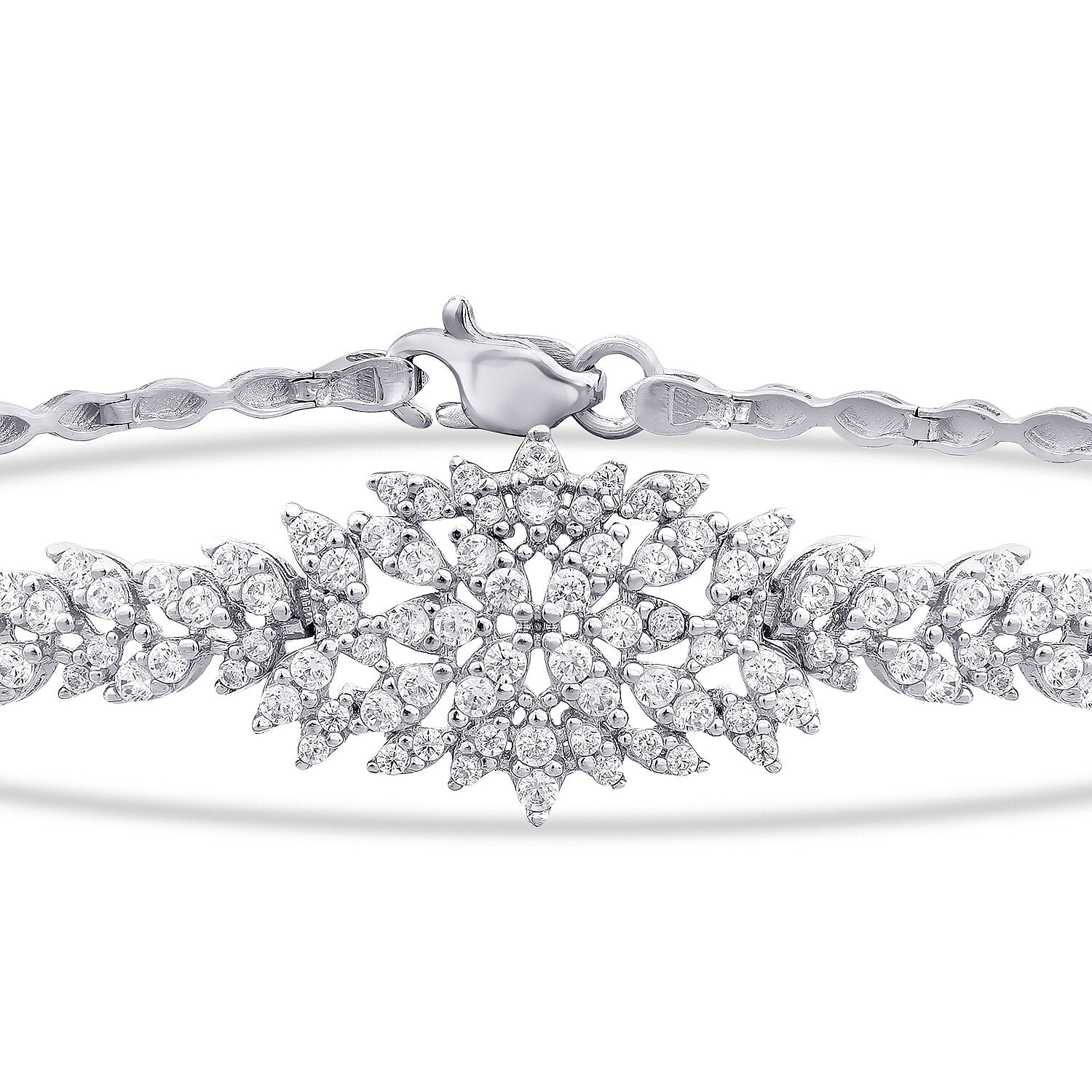 Trend-Armband mit Steinbesatz aus Gold