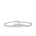 Trend-Armband mit Steinbesatz aus Gold