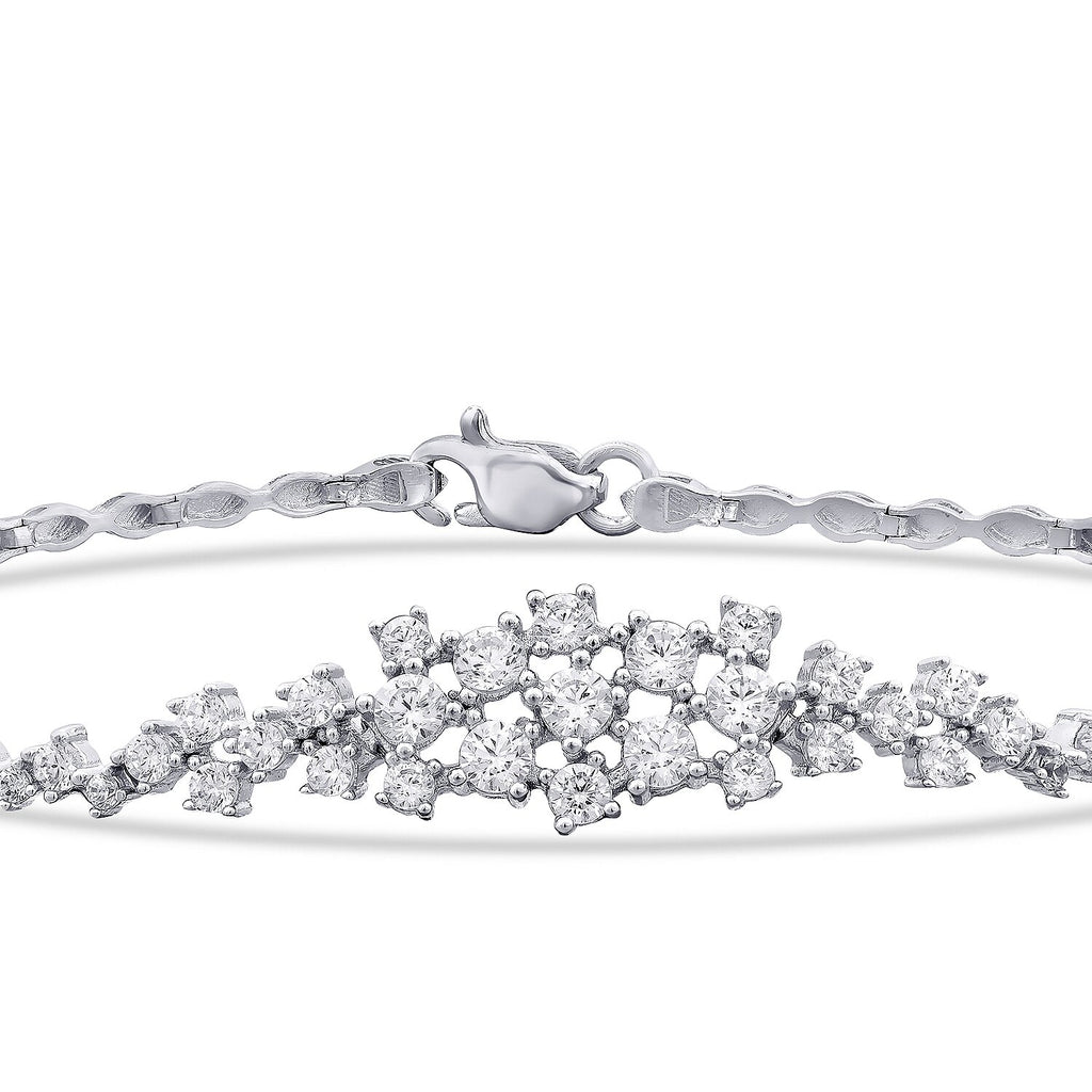 Trend-Armband mit Steinbesatz aus Gold