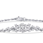Trend-Armband mit Steinbesatz aus Gold