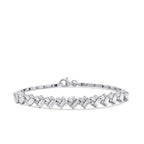 Designer-Baguette-Armband aus Gold