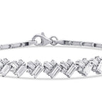 Designer-Baguette-Armband aus Gold