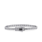 Einreihiges Steinarmband aus Gold