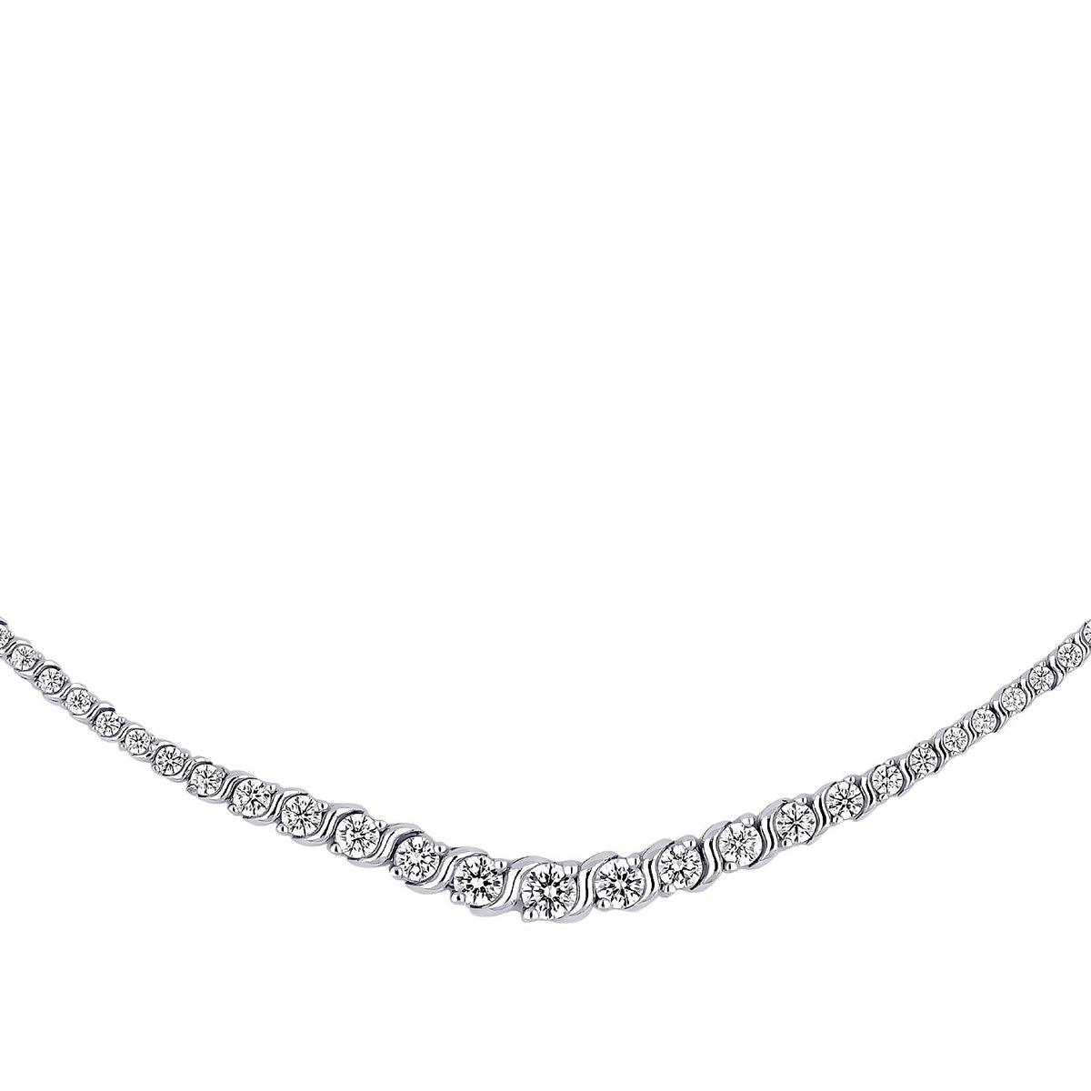 Tennis-Collier aus Gold