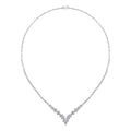 Trend-Collier mit Stein aus Gold