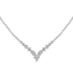 Trend-Collier mit Stein aus Gold
