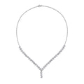 Baguette-Design-Collier aus Gold