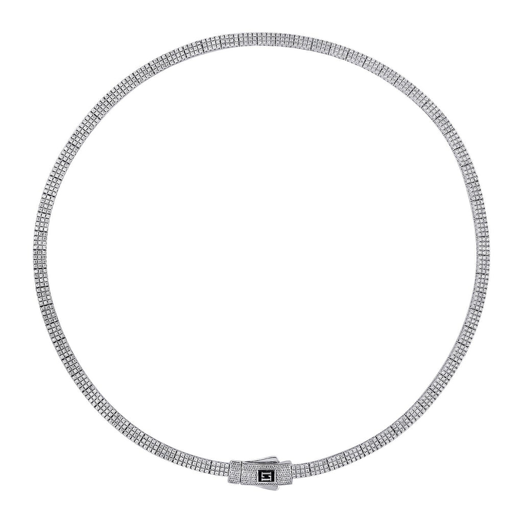Collier mit Stein aus Gold