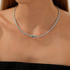 Collier mit Stein aus Gold