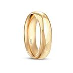 Gewölbter Herren-Ehering aus Gold (5 mm)