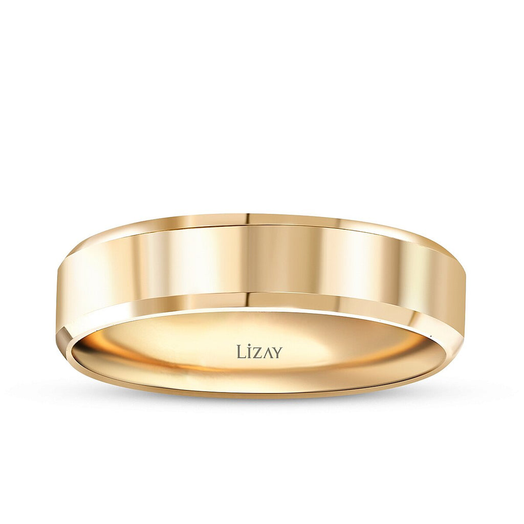 Schlichter Damen-Ehering aus Gold