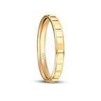 Herren-Ehering mit Stein aus Gold