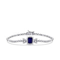 2,24 ct. Diamant-Saphir-Armband